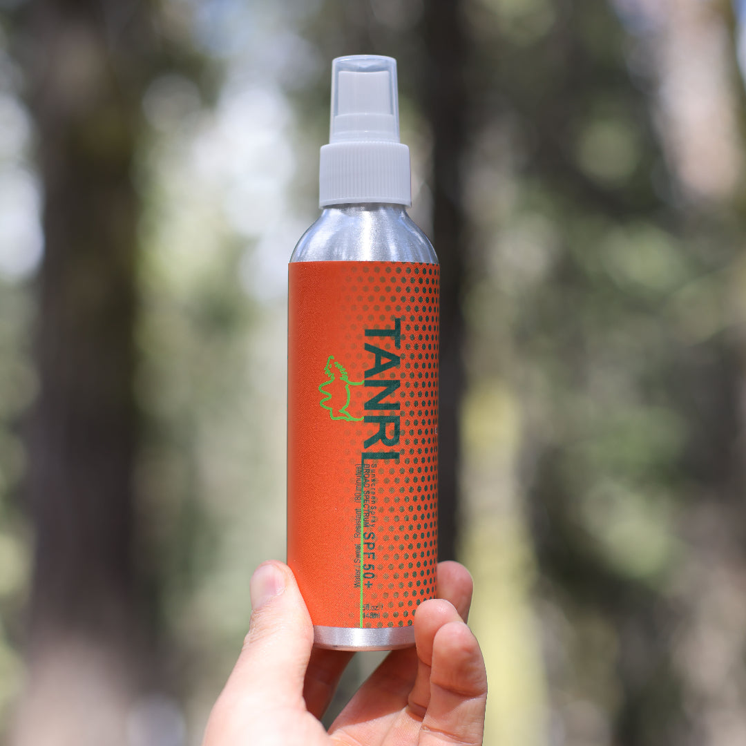 TANRI Sunblock Spray SPF50 5oz Aluminum Bottle-Sun Care-Tanri Outdoors